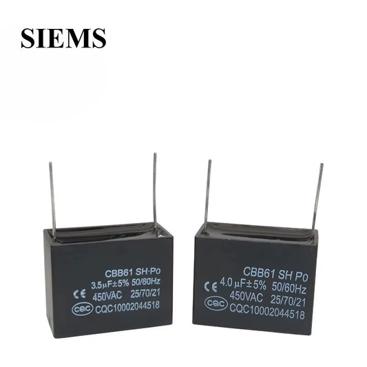 CBB61 start capacitor 450V 1UF-12UF 1.5UF 2.5UF 3UF 4.5UF 6UF 8UF 10UF Air Conditioning and Fan Starting Capacitor