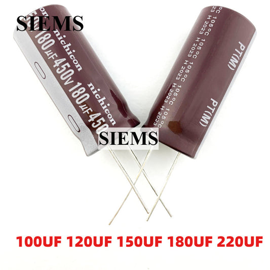 New Original Aluminum Electrolytic Capacitor 450V 100UF 120UF 150UF 180UF 220UF Electrolytic Capacitor