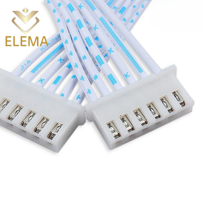XH2.54mm Pitch blue White Wire Ribbon Cable Single/Double Head 2/3/4/5/6 Pin Line length 20cm Connector Cable XH2.54