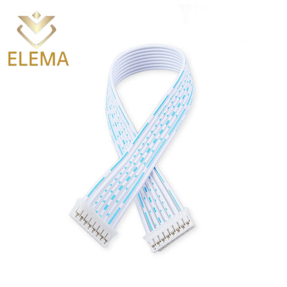 PH2.0mm Pitch 2.0mm blue White Wire Ribbon Cable Single/Double Head Same Direction/Reverse Line length 20cm 2/3/4/5/6 Pin