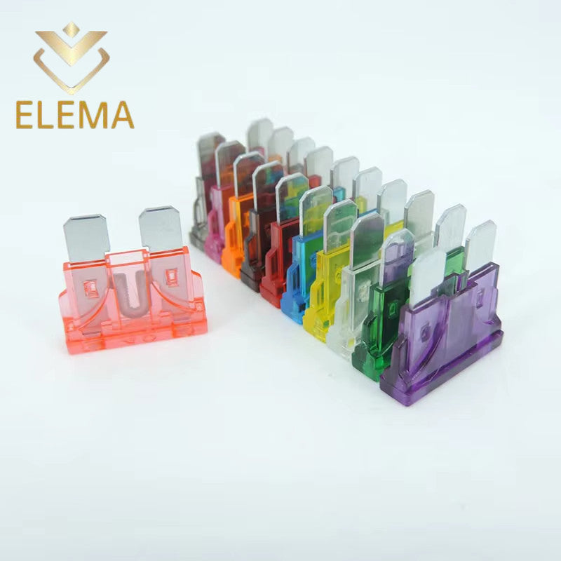Medium Car Fuse Standard Fuse Blade Insert auto Car Truck ZINC Pins 1A 2A 3A 4A 5A 7.5A 10A 15A 20A 25A 30A 35A 40A 50A