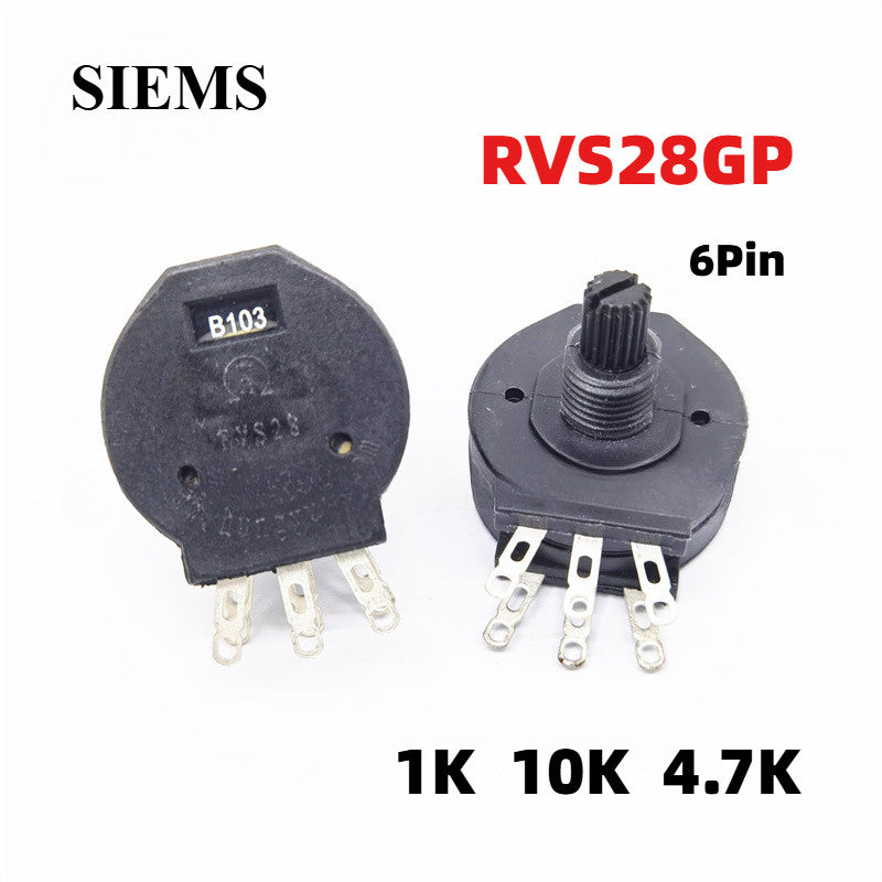 RVS28GP Potentiometer 6Pin B102 B103 B472 1K 10K 4.7K Potentiometer Commonly used in electric welding machines