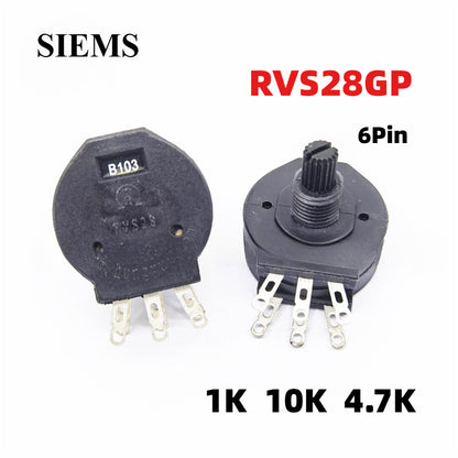 RVS28GP Potentiometer 6Pin B102 B103 B472 1K 10K 4.7K Potentiometer Commonly used in electric welding machines