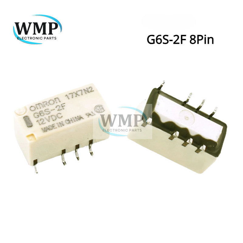 Original Relay G6S-2F 8Pin G6S-2F-5V G6S-2F-12V G6S-2F-24VDC New