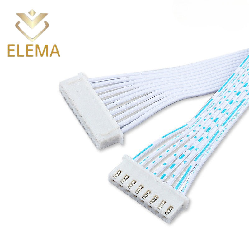 XH2.54mm Pitch blue White Wire Ribbon Cable Single/Double Head 2/3/4/5/6 Pin Line length 20cm Connector Cable XH2.54