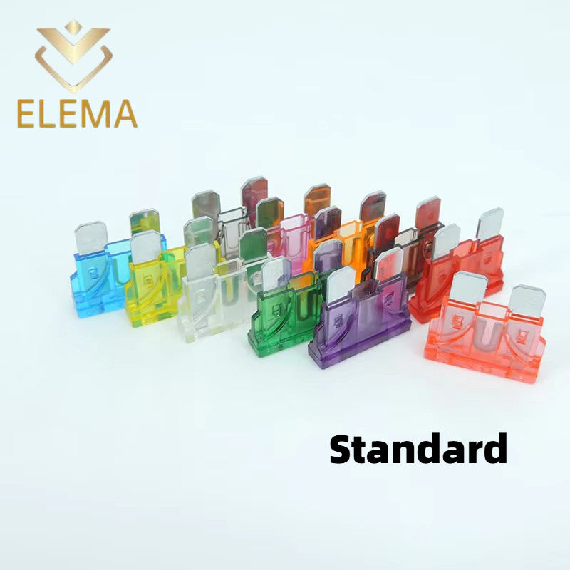 Medium Car Fuse Standard Fuse Blade Insert auto Car Truck ZINC Pins 1A 2A 3A 4A 5A 7.5A 10A 15A 20A 25A 30A 35A 40A 50A