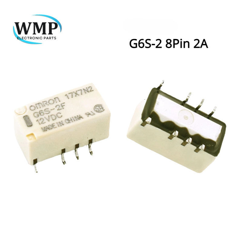 Original Relay G6S-2 8Pin 2A G6S-2-5V G6S-2-12V G6S-2-24VDC New