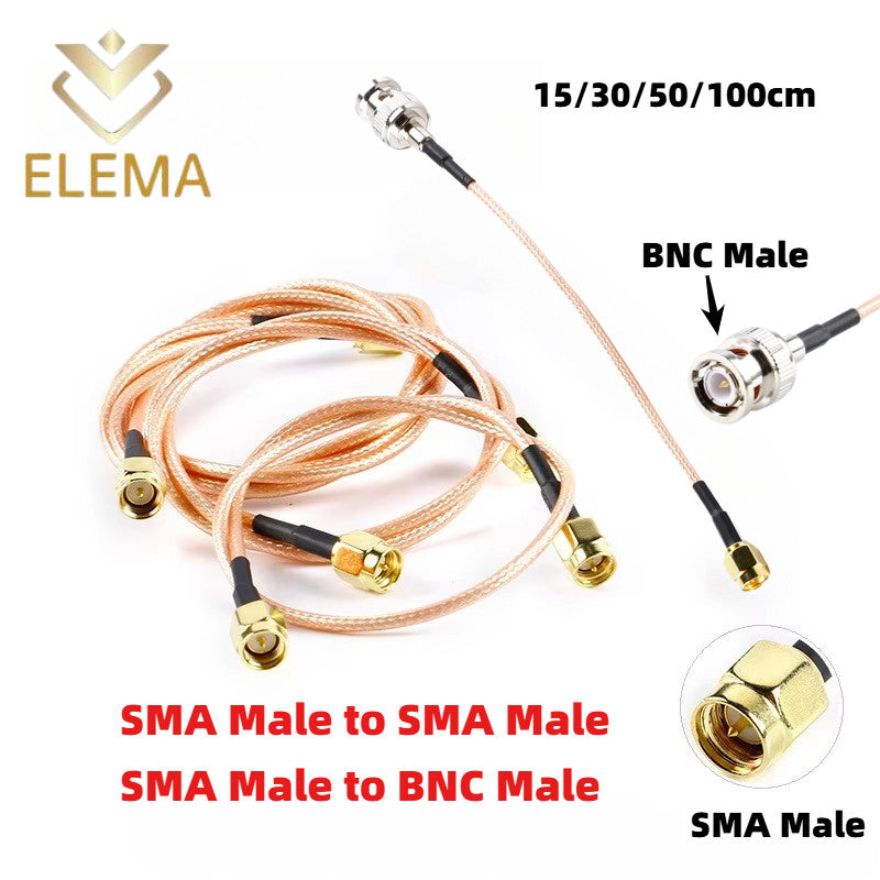 SMA-J Male To SMA-J Male Connector wire RG316 Connector wire  SMA-J To BNC-J Connector wire RF Coax Cable Connector Assembly 15/30/50/100cm