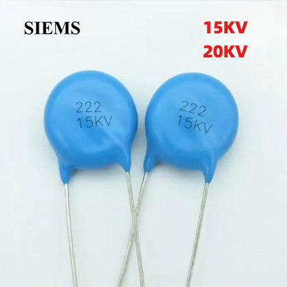 222 15KV/20KV high voltage Ceramic capacitor high voltage capacitance 222M 15KV 2.2NF 15KV