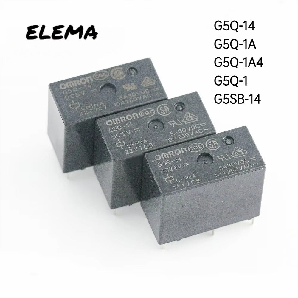 Relay 4Pin/5Pin G5Q-14 G5Q-1A G5Q-1A4 G5Q-1 G5SB-14 Relay G5Q-14-12VDC G5Q-1A4-5VDC G5Q-1-5VDC Original Relay
