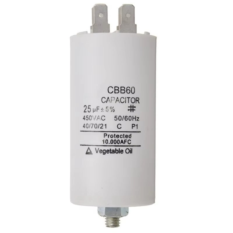 CBB60 capacitor 450V starter capacitor 4 Pin with Fixing Stud for Water Pump Washing machine refrigerator 4UF-100UF