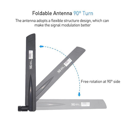 1Pcs 4G LTE 5G Antenna 600-6000MHz 18dBi High Gain SMA Male for Wireless Network Card Wifi Router High Signal Sensitivity