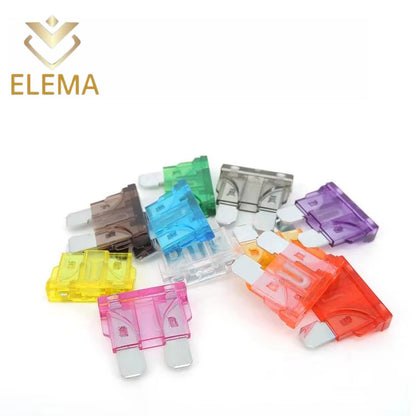 Medium Car Fuse Standard Fuse Blade Insert auto Car Truck ZINC Pins 1A 2A 3A 4A 5A 7.5A 10A 15A 20A 25A 30A 35A 40A 50A