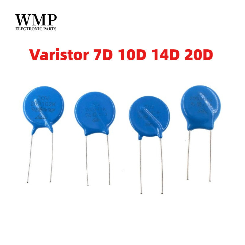 20/10/5Pcs Varistor 7D 10D 14D 20D 7D391K 7D431K 7D471K 10D471K 10D101K 10D330K 10D471K 14D471K 14D220K 20D431K 20D471K Piezoresistor
