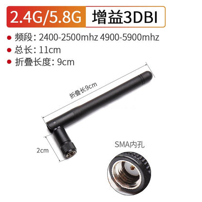 2Pcs WIFI Antenna 2.4G 5G 5.8G SMA Male Female Universal Antena Wifi for Amplifier WLAN Router Signal Booster Antenne