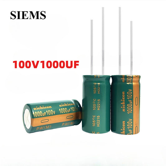 New Original Aluminum Electrolytic Capacitor 100V1000UF Capacitor 18x35mm