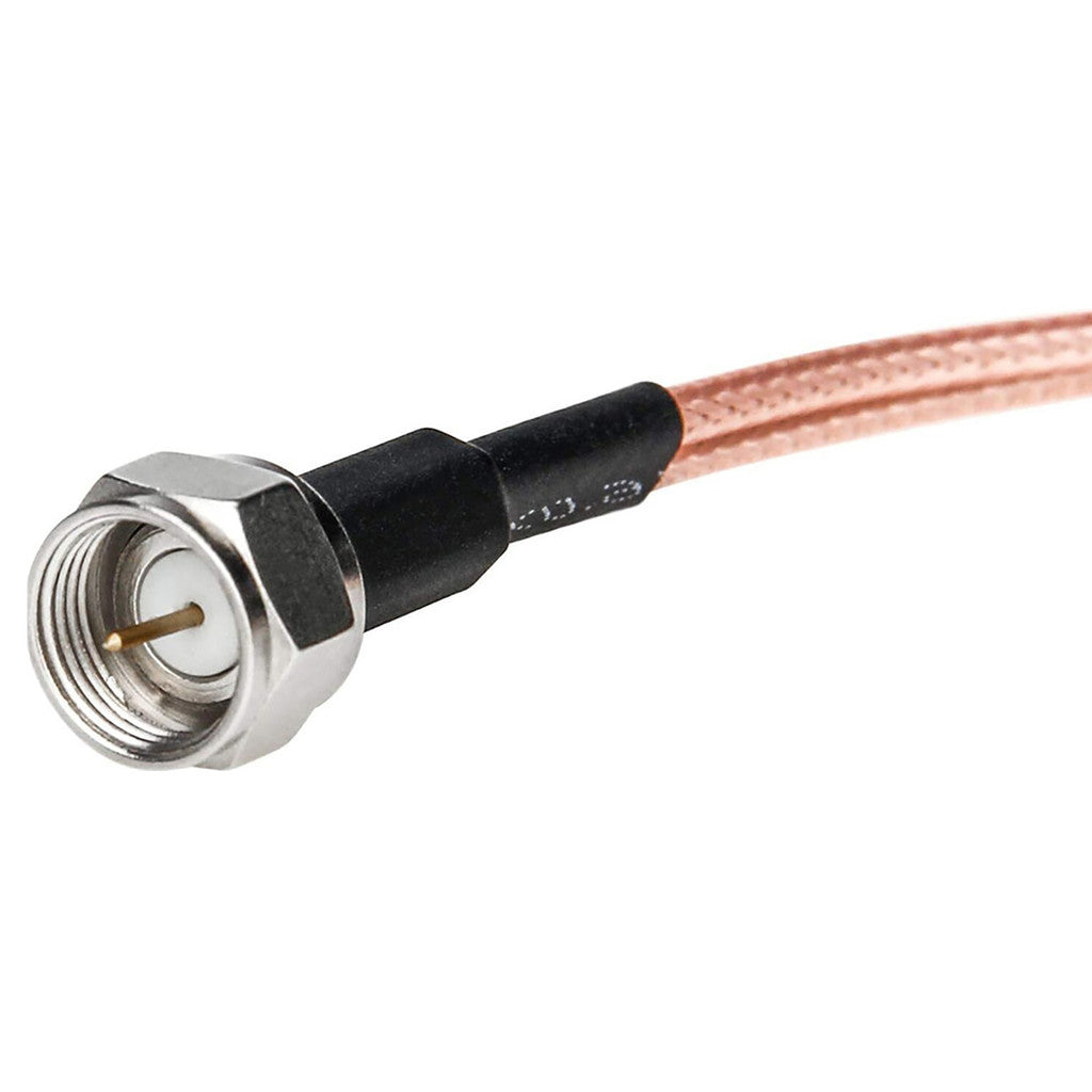 F Type Male To Dual Female Connector Dual Y Type 3 Way F Jack Splitter Flexible RG316 Coaxial Cable Wires 15cm 50 Ohm Impedance