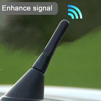 Strong Radio Roof Mount FM AM DAB Black 6.5cm Length Auto Universal with Screws Car Antenna Mini Short Vehicle Accessories