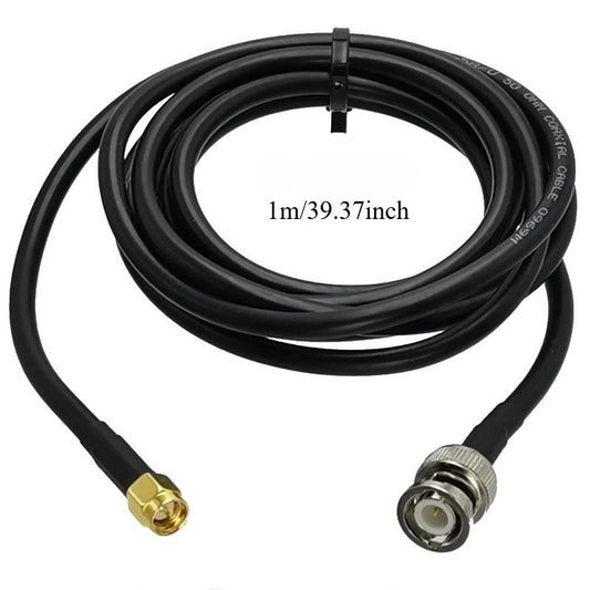 1Meter 3.28FT RG58 BNC Male Plug To SMA Male Plug RF Coaxial Connector Pigtail Jumper Cable