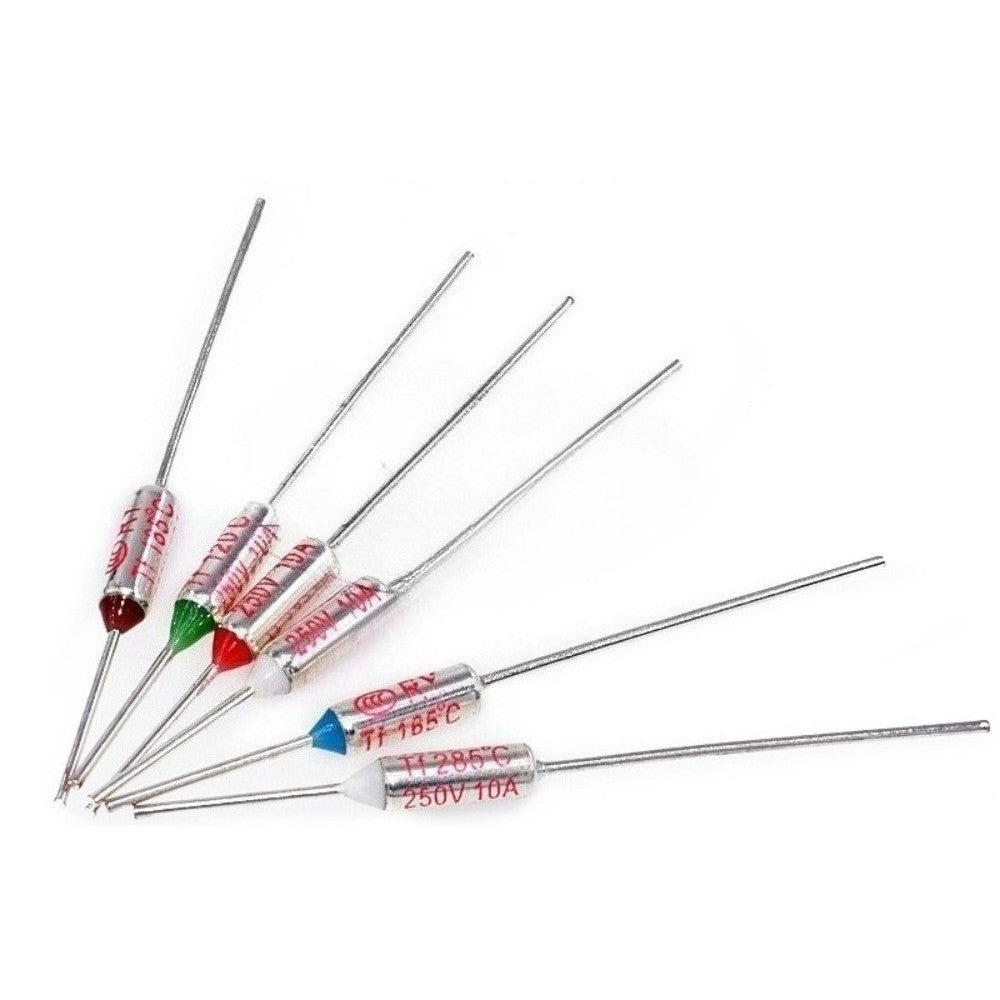 10PCS TF Thermal Fuse RY 10A 250V Temperature 185C 192C 216C 240C 250C