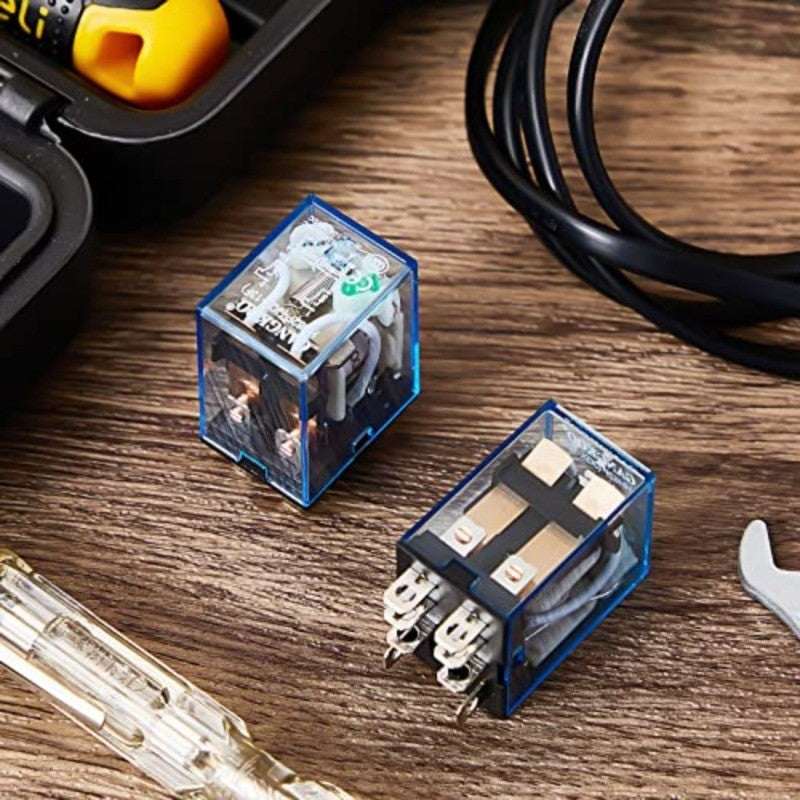 LY2 General Purpose LY2NJ HH62P Electronic Micro Electromagnetic Relay LED Lamp 10A 8 Pins Coil DPDT DC12V 24V AC 220V