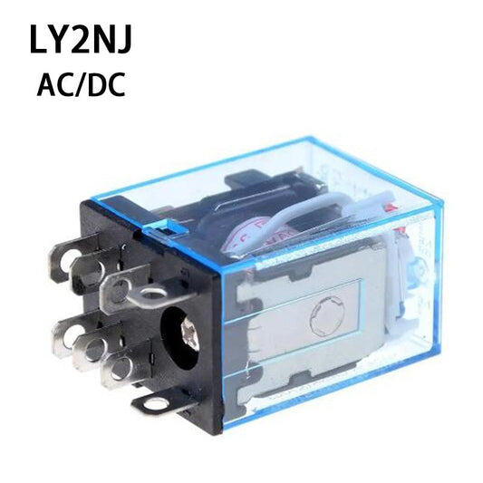 LY2 General Purpose LY2NJ HH62P Electronic Micro Electromagnetic Relay LED Lamp 10A 8 Pins Coil DPDT DC12V 24V AC 220V