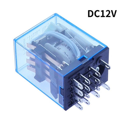 MY4 MY4NJ Relay HH54P MY4N-J 14 Pin General Purpose Relay 4pdt, 14pins Relais DC AC 12V/ 24V/220V Relay MY4 Switch
