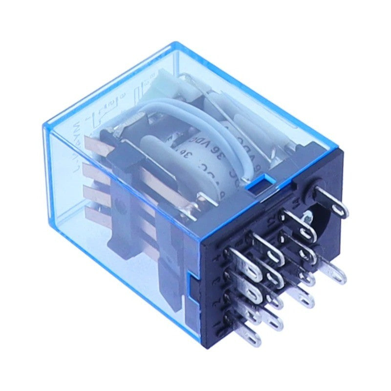 MY4 MY4NJ Relay HH54P MY4N-J 14 Pin General Purpose Relay 4pdt, 14pins Relais DC AC 12V/ 24V/220V Relay MY4 Switch