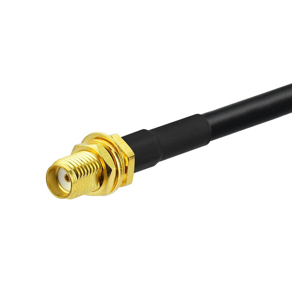 Ham Radio Antenna Adapter SMA Female To UHF SO239 Female RG58 Coaxial Jumper Cable 1Meter for Handheld Ham Two Way Radio Walkie Talkie
