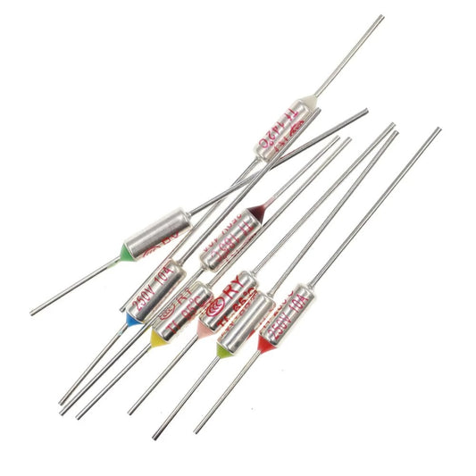 10PCS TF Thermal Fuse RY 10A 250V Temperature 185C 192C 216C 240C 250C