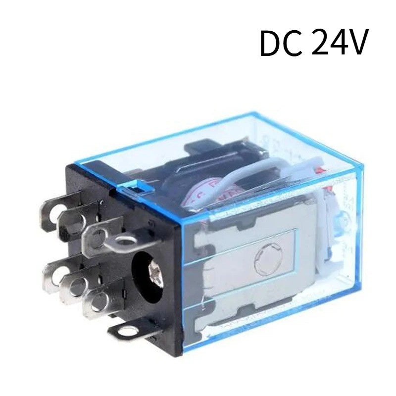 LY2 General Purpose LY2NJ HH62P Electronic Micro Electromagnetic Relay LED Lamp 10A 8 Pins Coil DPDT DC12V 24V AC 220V